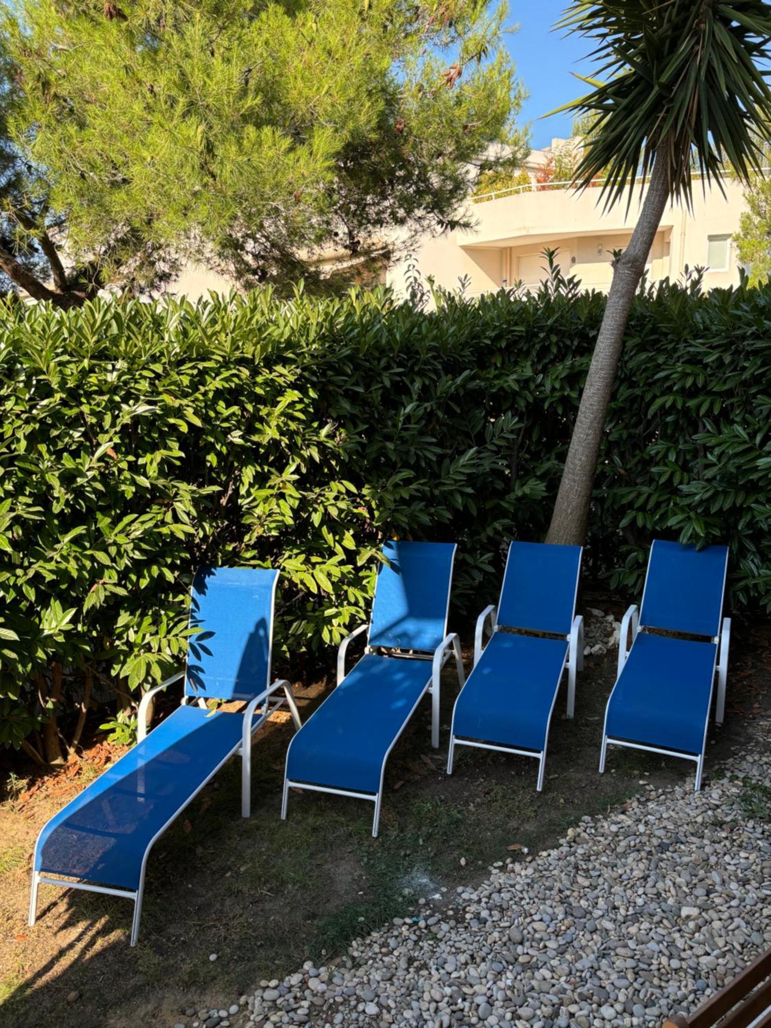Beachside Apartment With Pool & Garden In Juan Les Pins Antibes Eksteriør billede